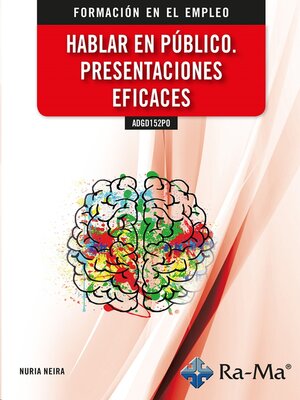 cover image of Hablar en público. Presentaciones eficaces (ADGD152PO)